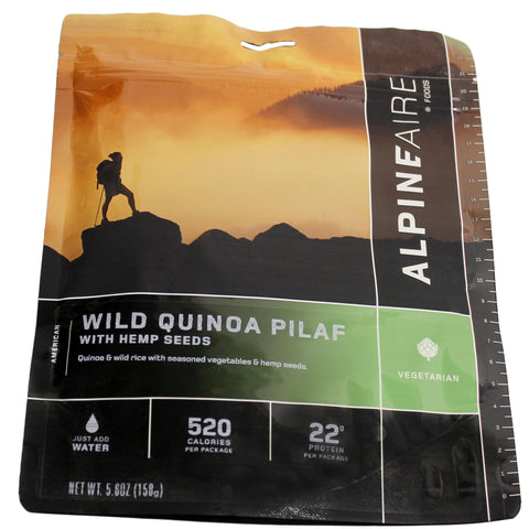 Wild Quinoa Pilaf w-Hemp Crispies Serves 2