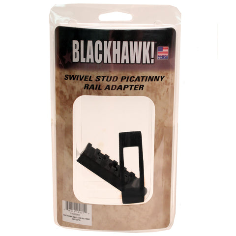 Swivel Stud Picatinny Rail Adapter - Black