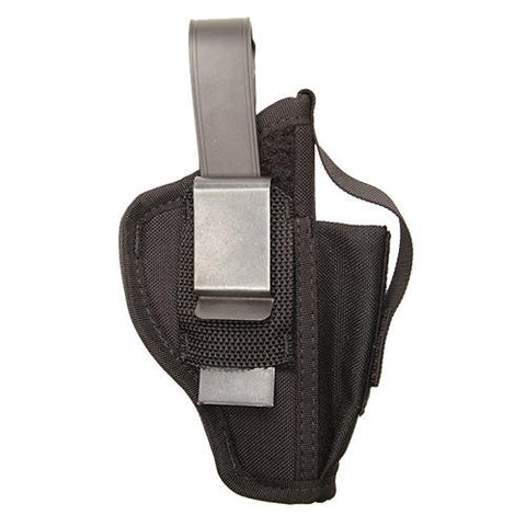 Nylon Ambidextrous Multi Use Holster - 3 1-4 - 3 3-4" Barrels (Medium-Large Autos), Black, Ambidextrous