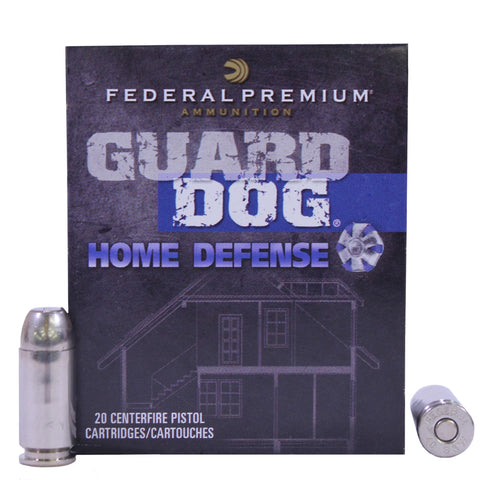 40 Smith & Wesson - Premium Guard Dog Home Defense, 135 Grains, Expanding Full Metal Jacket, Per 20