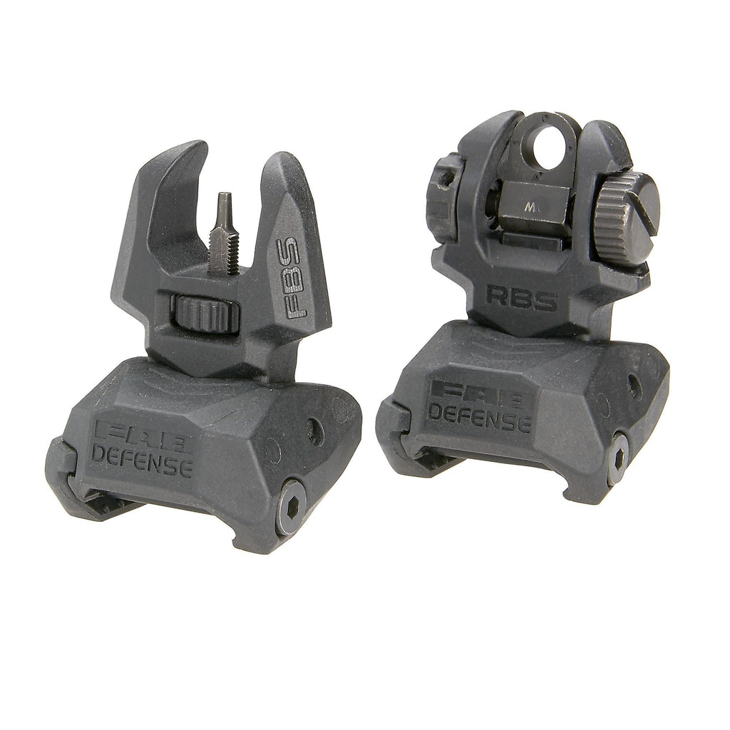 Front-Rear Flip Up Sights with  Tritium 4 Rear Dots