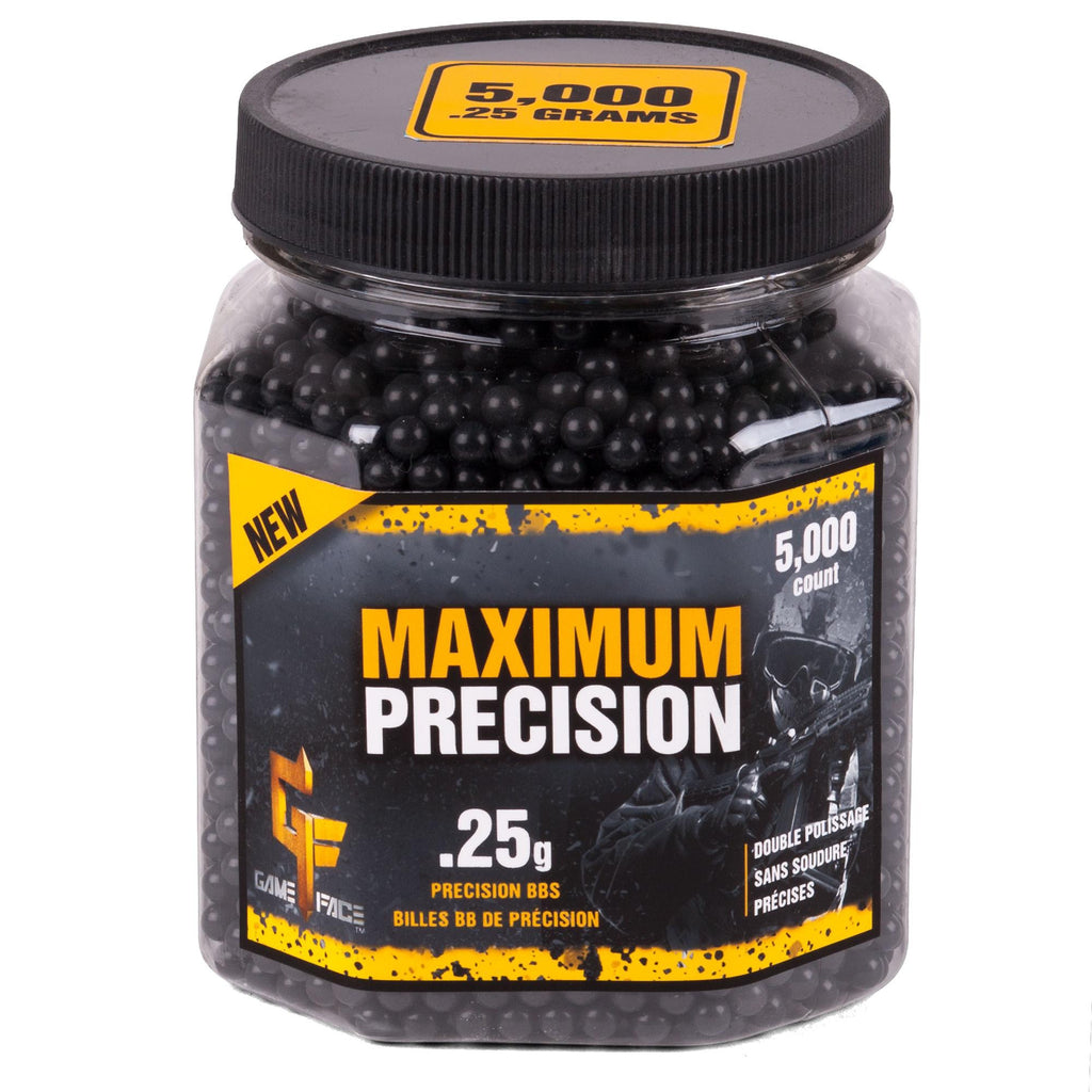 Maximum Precision 6mm BB Blk .25g (Per 5000)