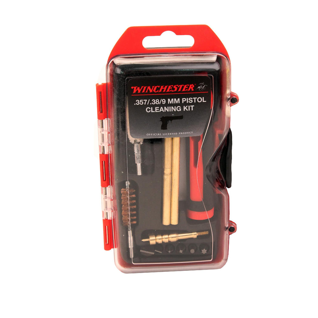 Winchester 14 Piece .38-9mm Pistol Cleaning Kit & 6 Piece Driver Bit Set