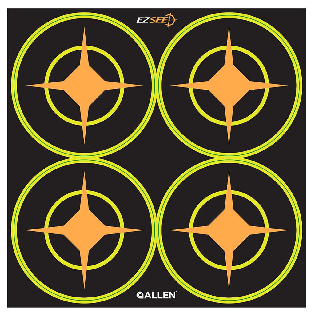 EZ Aim Targets - - Splash 3" Round Aiming Dots, Per 12 (4 Targets Per Sheet, Total of 48 Targets)