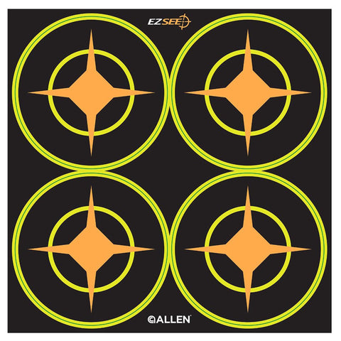 EZ Aim Targets - - Splash 3" Round Aiming Dots, Per 12 (4 Targets Per Sheet, Total of 48 Targets)