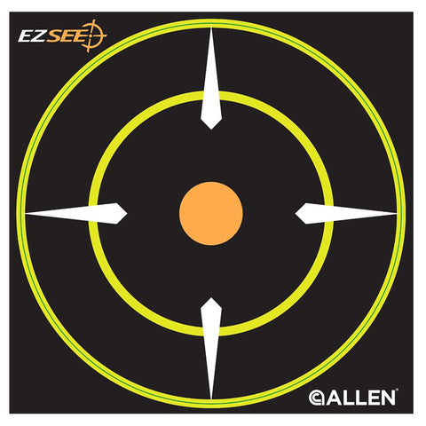 EZ Aim Targets - - (6" x 6") Splash Bullseye Style, Per 12