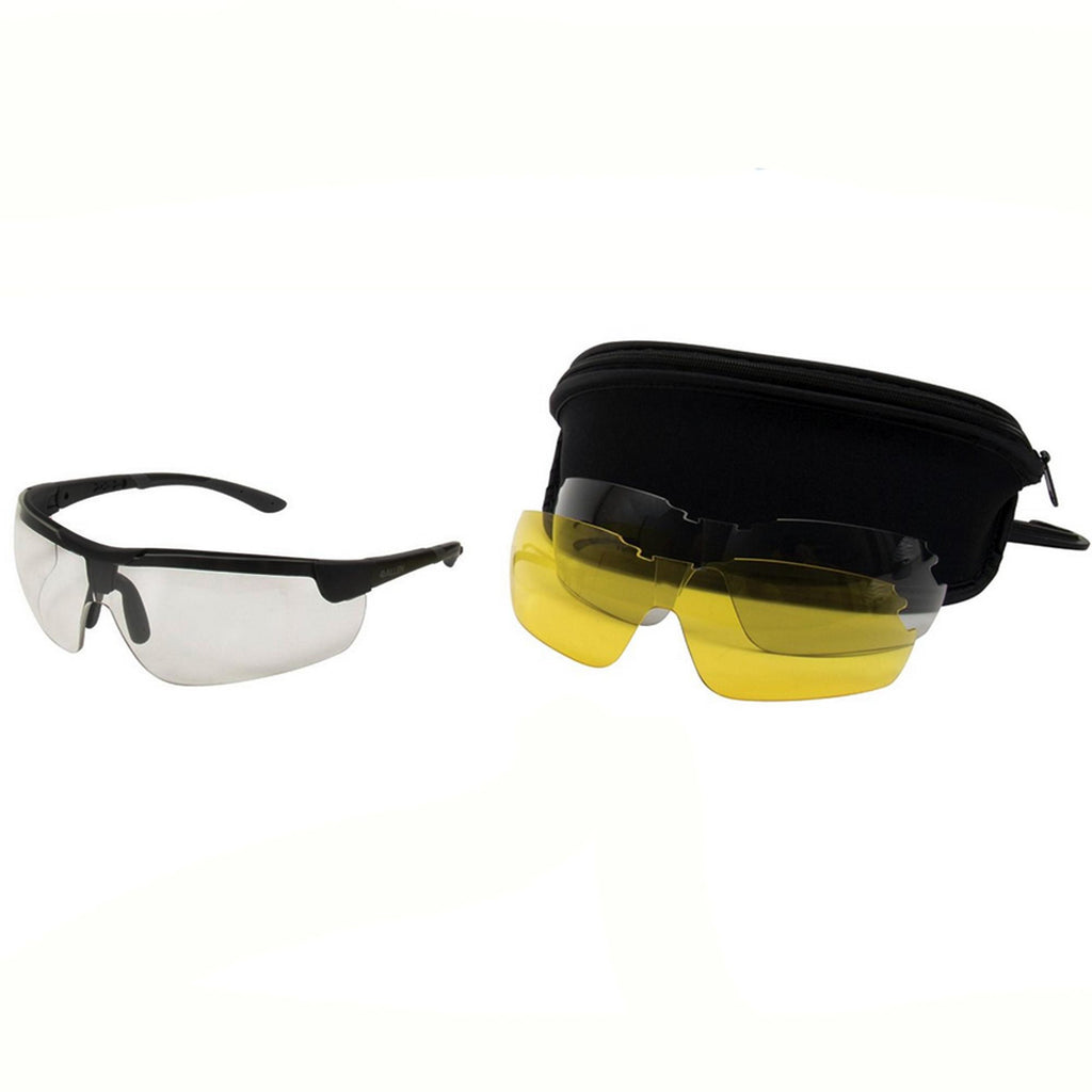 Ion Ballistic Shooting Glasses - - 3 Lens Set