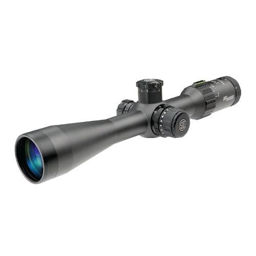 Tango4 FFP Tactical Riflescope - 4-16x44mm, MRAD Milling Reticle, 0.1 MRAD Adjustment, Graphite