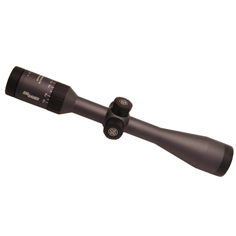 Whiskey5 SFP Hunting Riflescope - 2-10x42mm, HellFire Quadplex Reticle, 0.25 MOA Adjustment, Graphite-Black