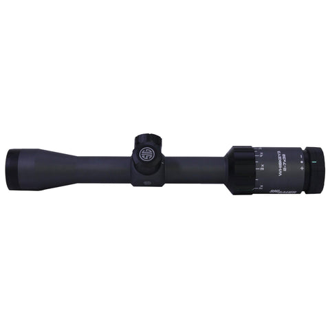 Whiskey5 SFP Hunting Riflescope - 3-15x52mm, Standard Quadplex Reticle, 0.25 MOA Adjustment, Graphite-Black