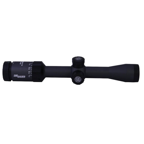 Whiskey3 SFP Hunting Riflescope - 2-7x32mm, Standard Quadplex Reticle, 0.5 MOA Adjustment, Black