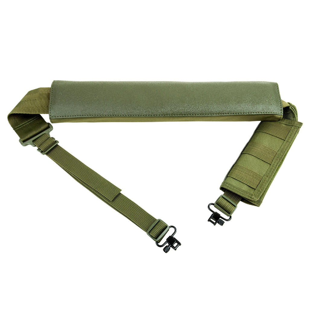 Shotgun Bandolier-Sling w-Swivels - Green