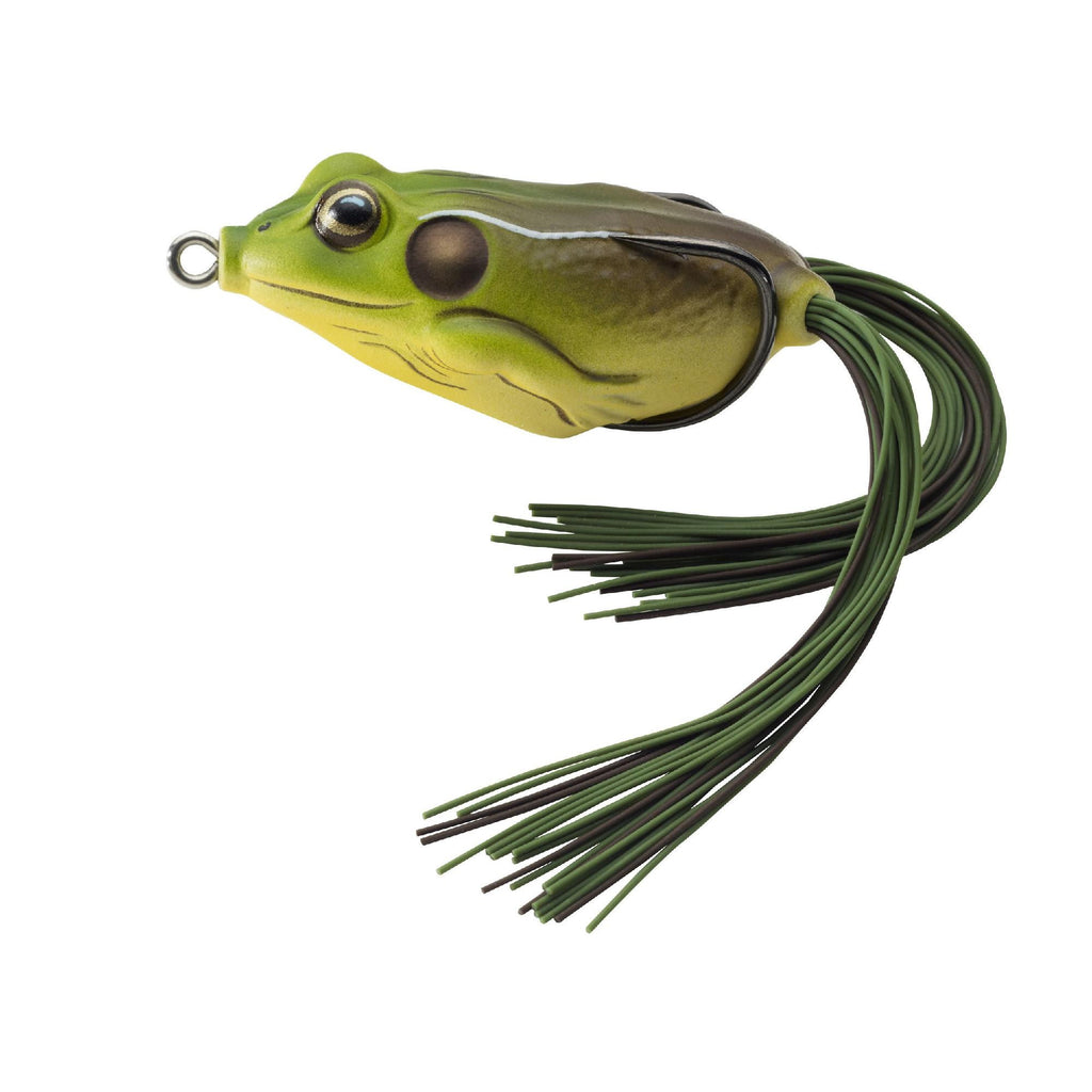 Frog Hollow Body - Freshwater, 1 3-4", #1 Hook, Topwater Depth, Green-Brown