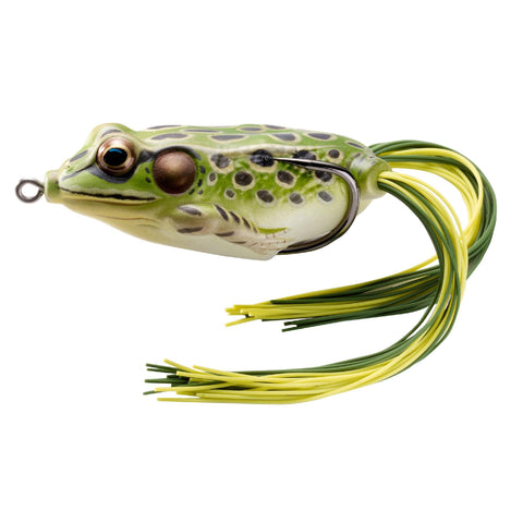 Frog Hollow Body - Freshwater, 2 5-8", #2-0 Hook, Topwater Depth, Green-Yellow