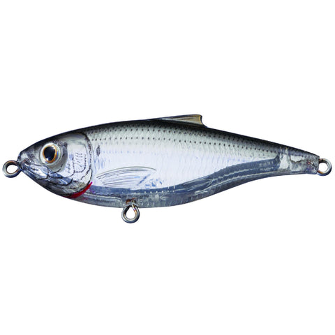 Scaled Sardine Twitchbait -  Saltwater, 3", #6 Hook, 0'-1' Depth,Ghost-Natural