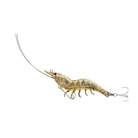 Shrimp Hybrid Bait - Saltwater, 3 1-2", #8-#6 Hooks, Variable Depth, Glass Shrimp