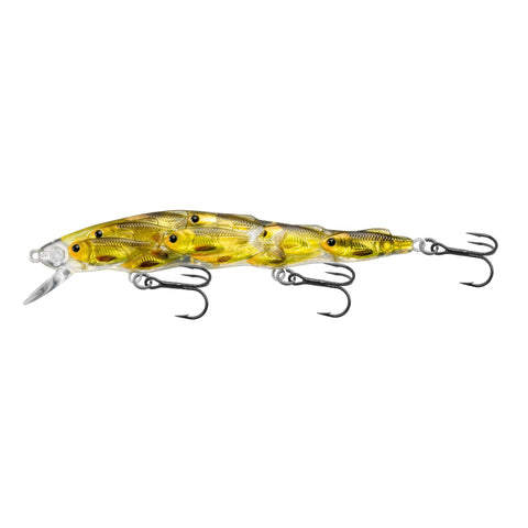 Yearling Baitball Jerkbait - Freshwater, 4 1-4", #6 Hook, 4'-5' Depth, Gold-Black