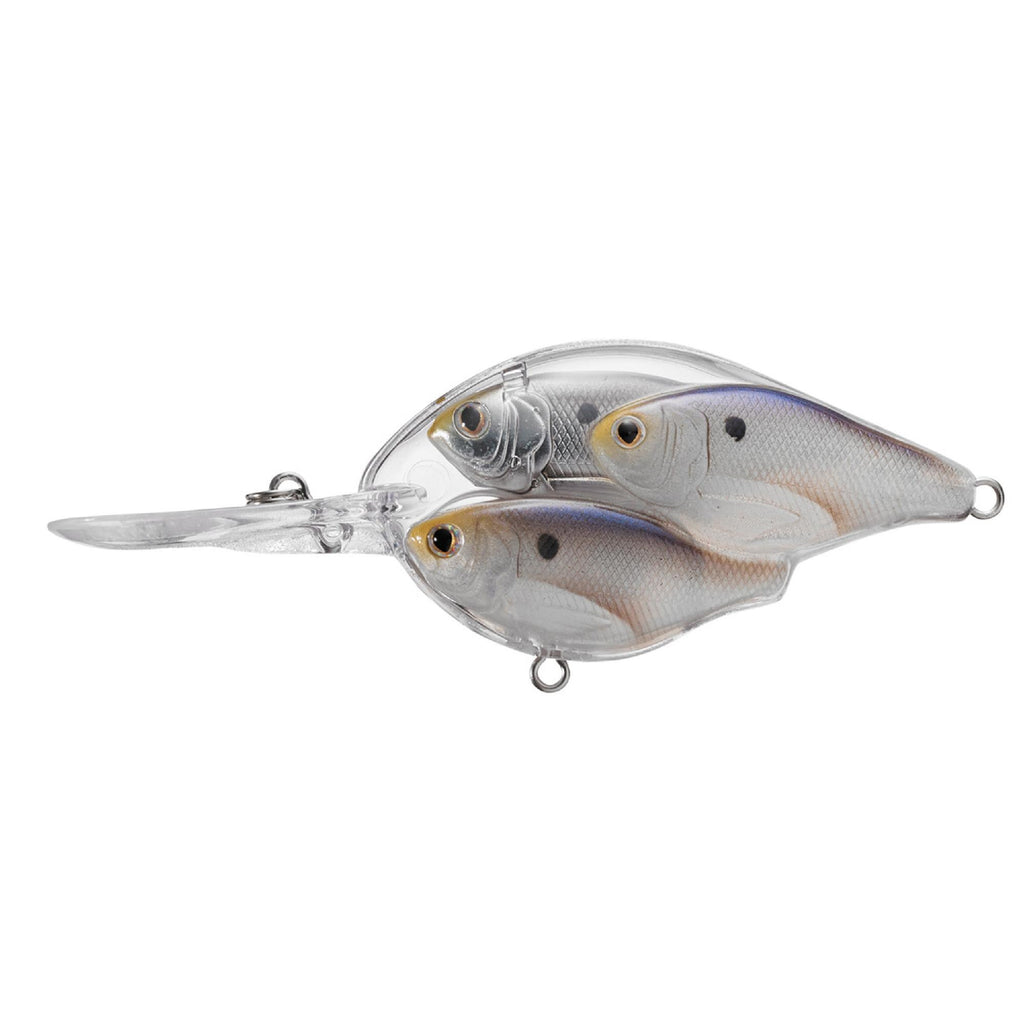 Threadfin Shad Baitball Crankbait - Freshwater, 2 1-2", #6 Hook, 6'-8' Depth, Pearl-Gray