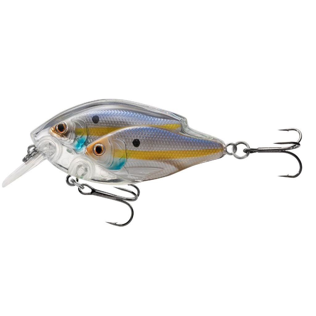 Threadfin Shad Baitball Squarebill - Freshwater, 2 3-8", #6 Hook, 3'-4' Depth, Pearl-Violet Shad