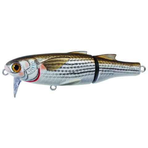 Mullet Wakebait - Saltwater, 4 1-2", #1 Hook, 0'-1' Depth, Natural-Matte