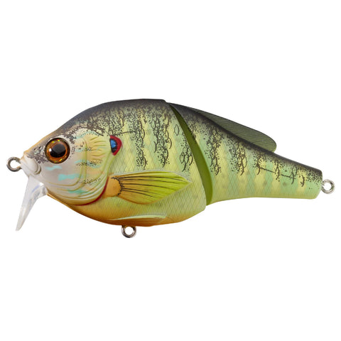 Pumpkinseed Wakebait - Freshwater, 3 3-4", #2 Hook, 0'-1' Depth, Natural-Matte