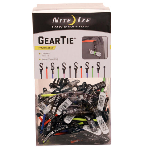 Gear Tie ClippableTwist Tie Gravity Bin 100 Pieces