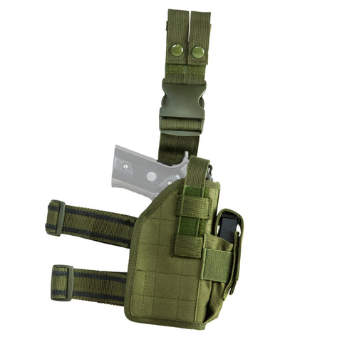 Vism Drop Leg Universal Holster - Green