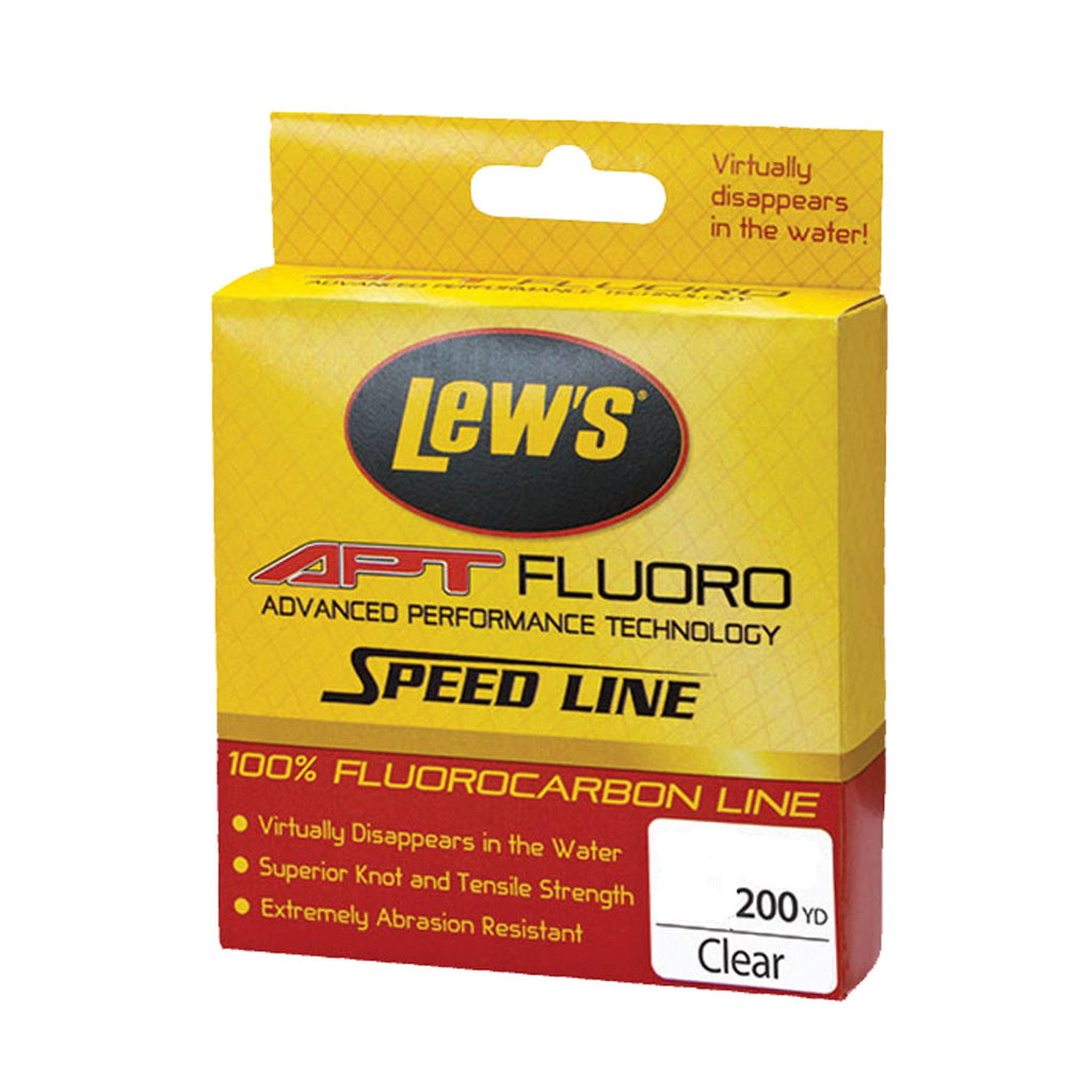 APT Fluorocarbon Speed Line - 20 lbs, 200 Yards, Transparent Clear