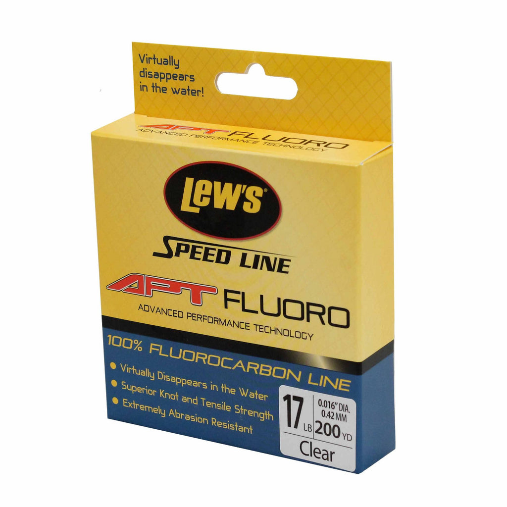 APT Fluorocarbon Speed Line - 17 lbs, 200 Yards, Transparent Clear