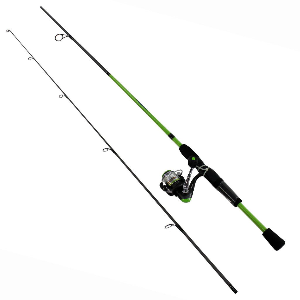 Trout Daddy Spinning Combo - 75 Reel Size, 6'6" Length, 2 Piece Rod, Light Power, Fast Action