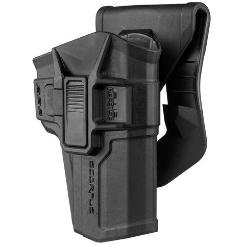 Scorpus Paddle-Belt Holster - Sig Sauer 226, Swivel, Level II, Black, Right Hand