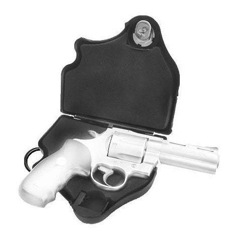 Semi Auto Handgun or Medium Revolver Gun Security , Black