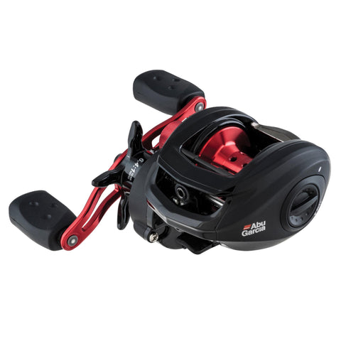 Black Max Low Profile Reel - 6.4:1 Gear Ratio, 5 Bearings, 26" Retrieve Rate, 18lb Max Drag, RH, Clam Package