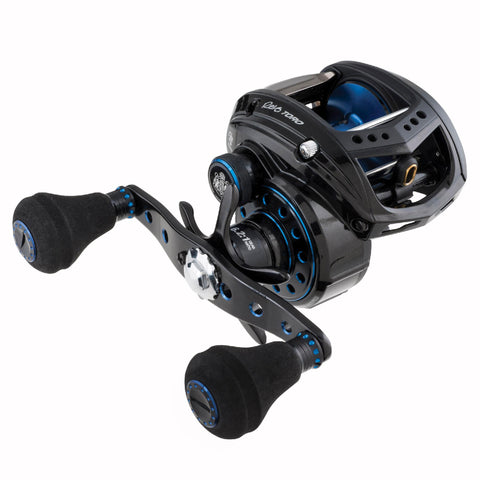 Revo Toro Beast Low Profile Reel - 50, 4.9:1 Gear Ratio, 8 Bearings, 24" Retrieve Rate, 25 lb Max Drag, Right Hand