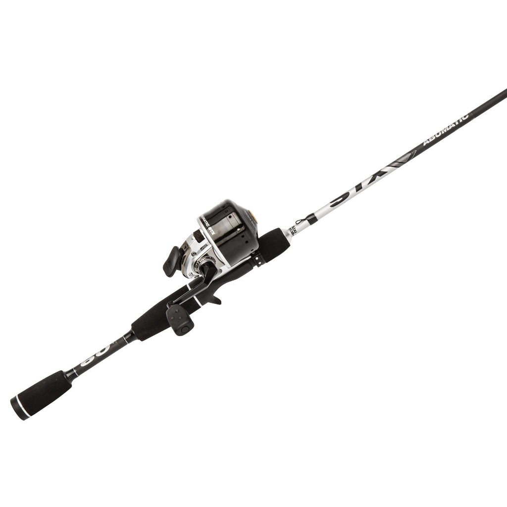 Abumatic STX Combo - 3.6:1 Gear Ratio, 6' 2pc Rod, 6-12lb Line Rate, Ambidextrous