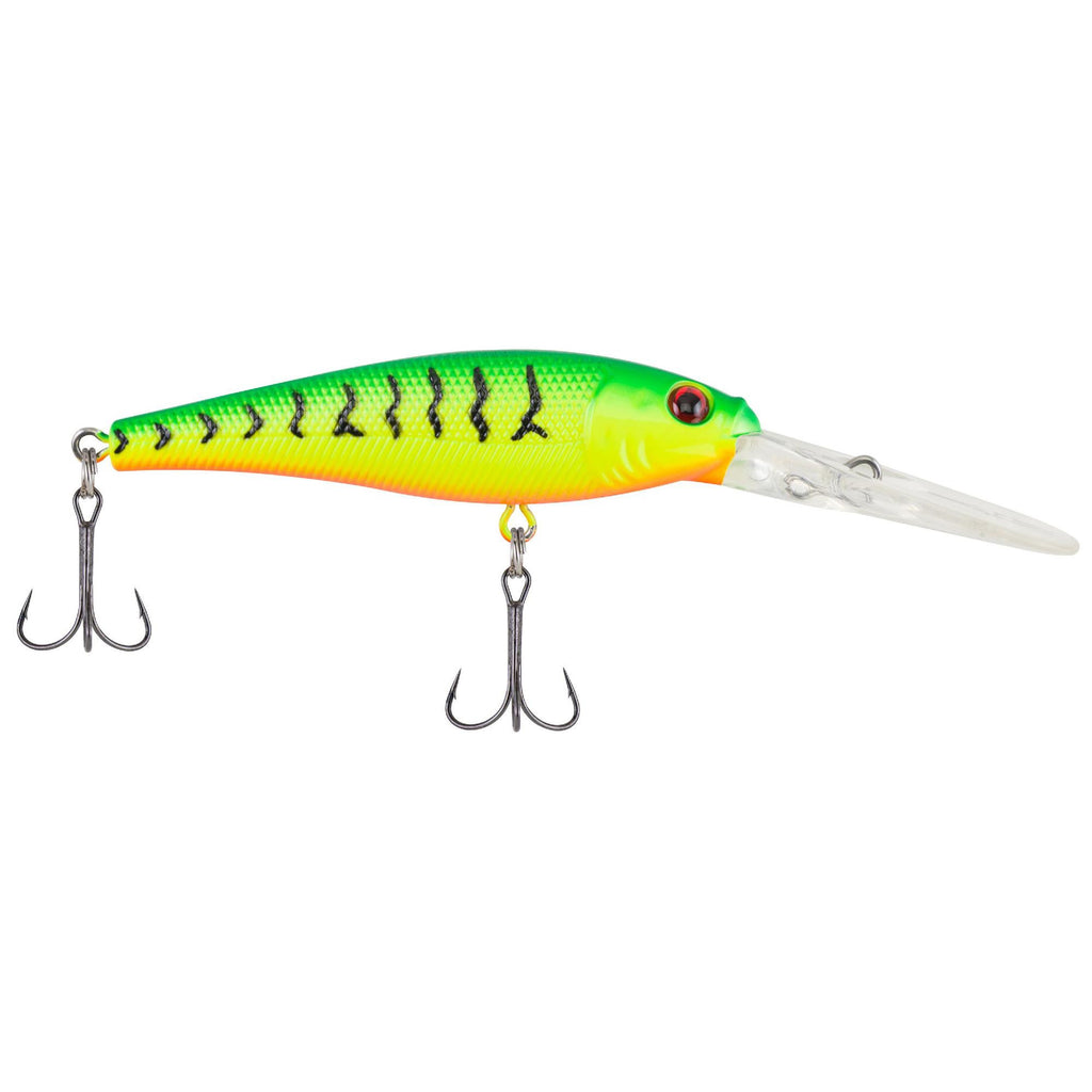 Flicker Minnow Hard Bait - 1 7-8" Length, 2 Hooks, Pearl White, Per 1