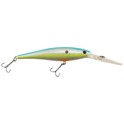 Flicker Minnow Hard Bait - 1 7-8" Length, 2 Hooks, Racy Shad, Per 1