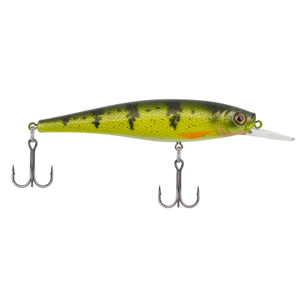 Cutter 90+ Hard Bait - 3 1-2" Length, 4'-6' Swimming Depth, 2 Hooks, Yellow Perch, Per 1