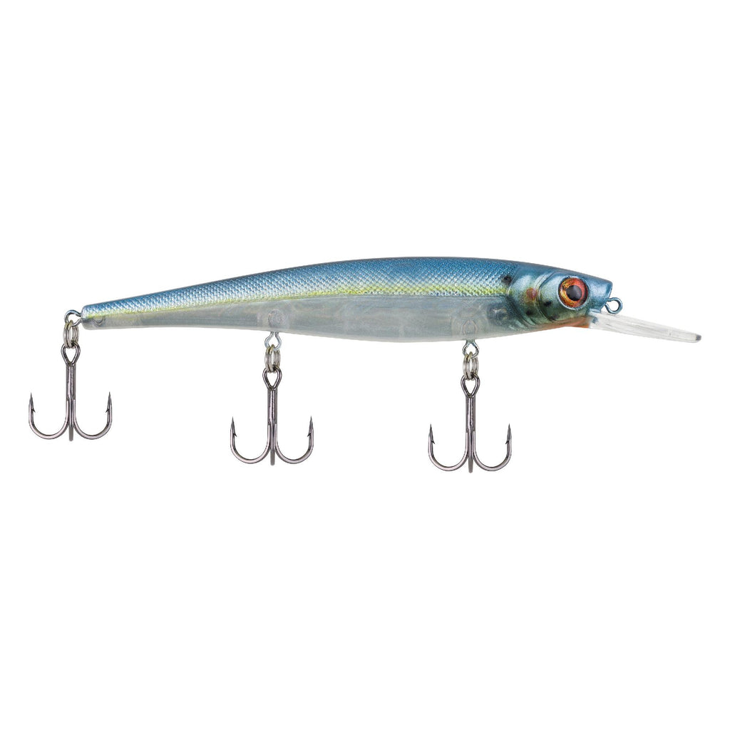 Skinny Cutter 110+ Hard Bait - 4 3-8" Length, 4'-7' Swimming Depth, 3 Hook, Sexy Vapor, Per 1