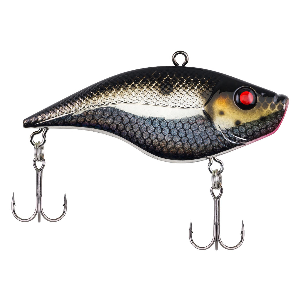 Warpig Hard Bait - 2 3-8" Length, 2 Hooks, Black Silver, Per 1