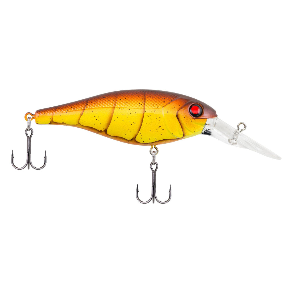 Bad Shad Hard Bait - 2" Length, 5-7' Swimming Depth, 2 Hooks, Spring Craw, Per 1