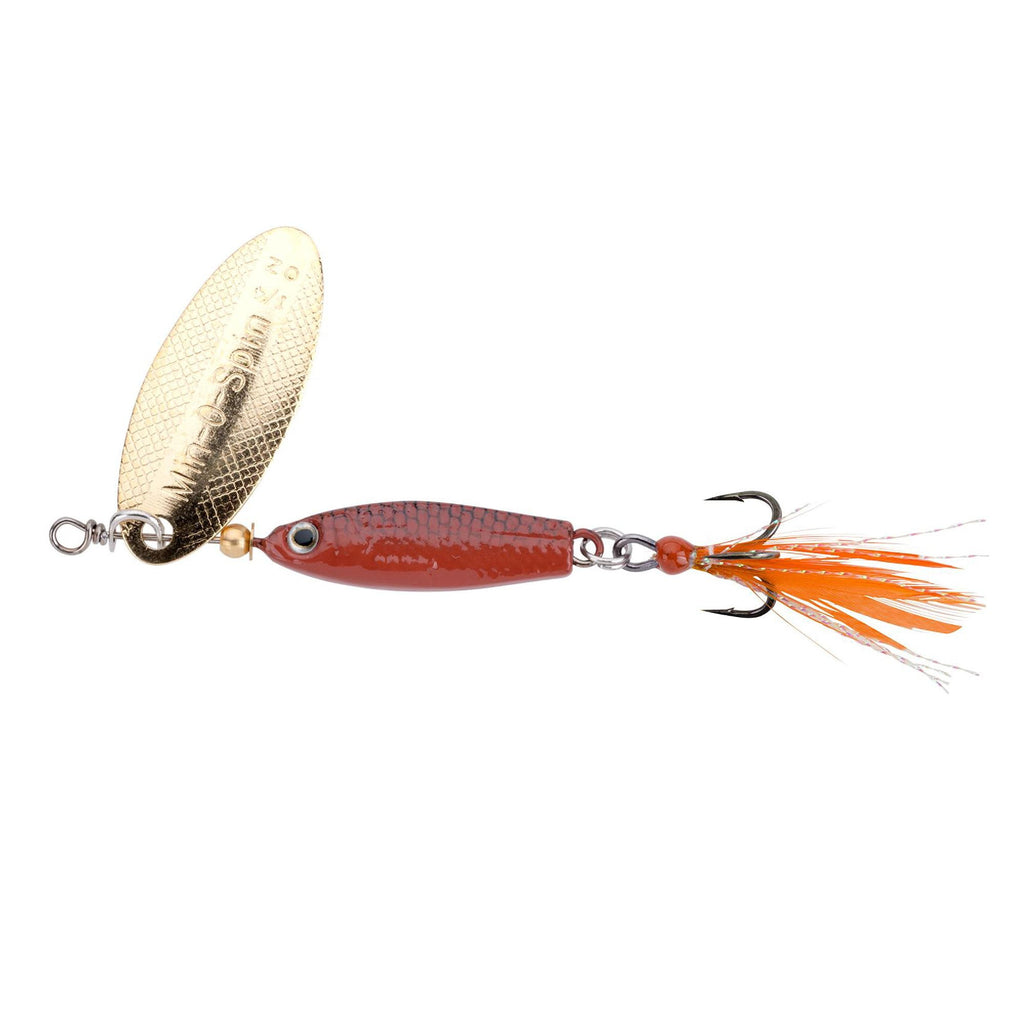 Min-O-Spin Hard Bait - 1-2" Length, Size 12 Hook, 1 Hook, Brown Grasshopper, Per 1