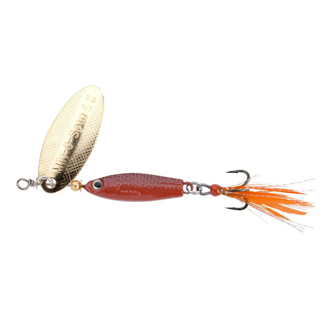 Min-O-Spin Hard Bait - 1 1-4" Length, Size 8 Hook, 1 Hook, Brown Grasshopper, Per 1