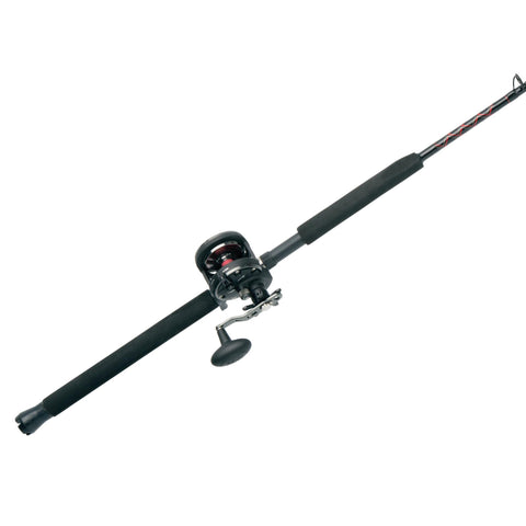 Warfare Level Wind Conventional Combo - 30, 5.1:1 Gear Ratio, 15 lb Max Zdrag, 7' 1pc Rod, Medium Power, Right Hand