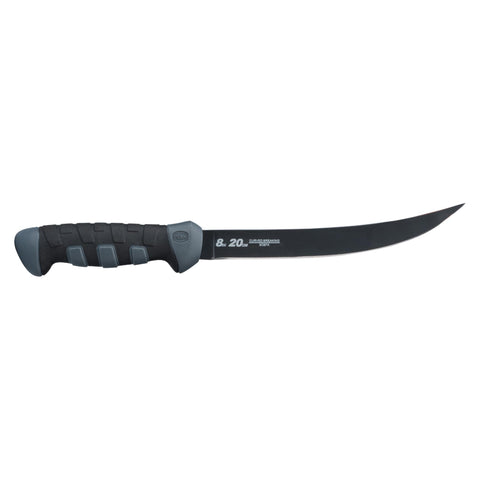 Fillet Knives - 8" Curved Breaking, Black-Gray