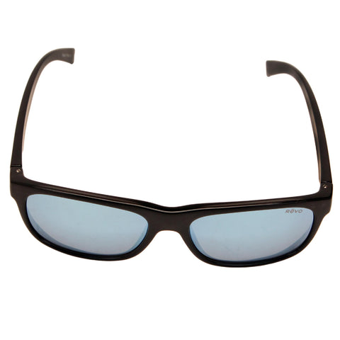 Lukee Sunglasses, Black Woodgrain Frames, Blue Water Serilium Lens