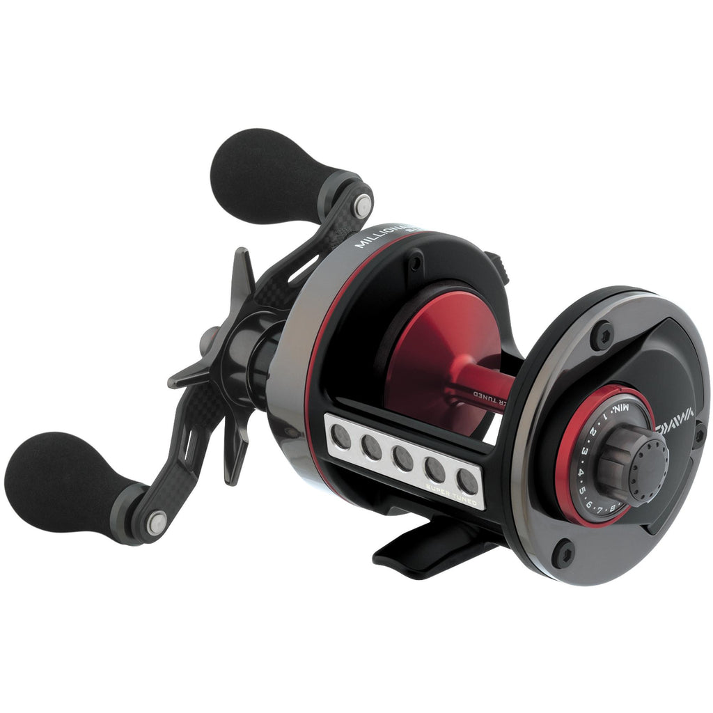 Millionaire Surf Reel - 5.8:1 Gear Ratio, 8CRBB, 1BB, 1RB Bearing, 11 lb Max Drag, Right Hand