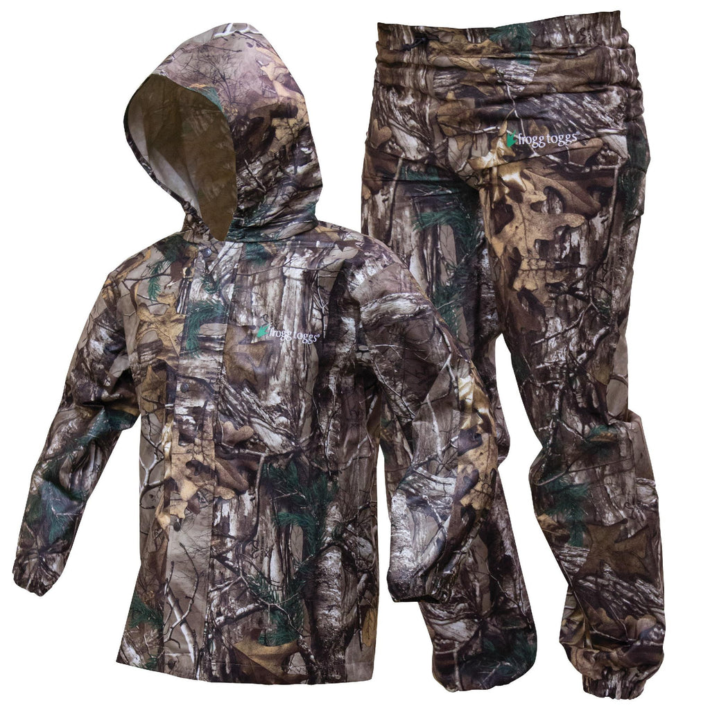 Polly Woggs Kids Rain Suit - Realtree Xtra, Large