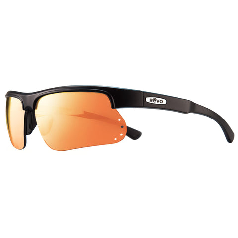 Cusp S Sunglasses - Matte Black Frames, Solar Orange Serilium Lens