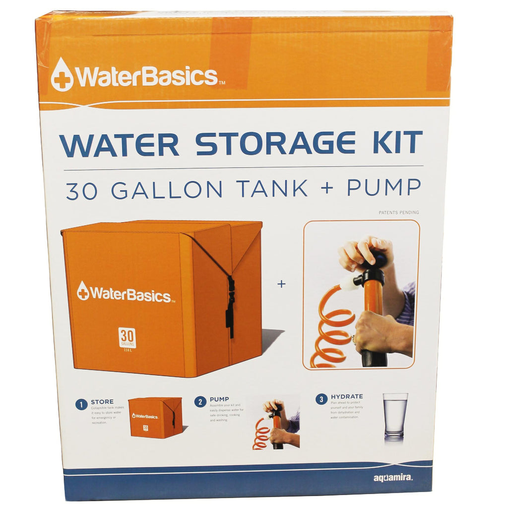 WaterBasics Water Storage Kit - 30 Gallon